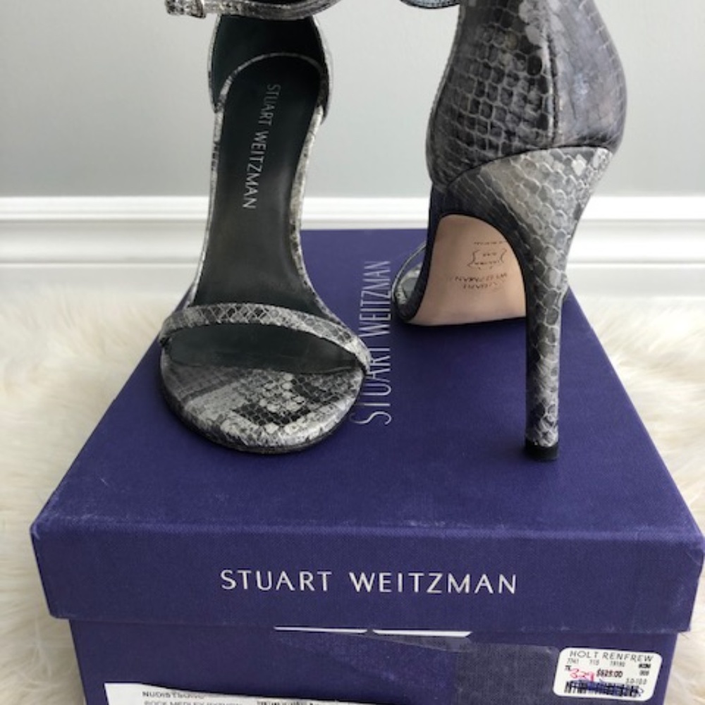 Stuart Weitzman Nudistsong Rock Medley Python - Picture 2 of 8